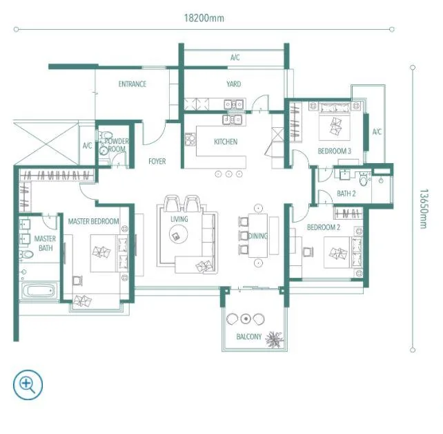 官方 Alila 2 C 型布局