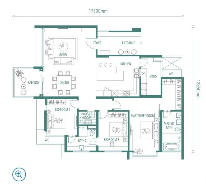官方 Alila 2 D 型布局
