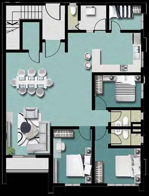 官方 Altus Residency B 型布局