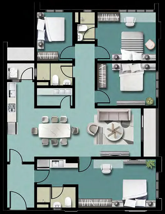 官方 Altus Residency D 型布局