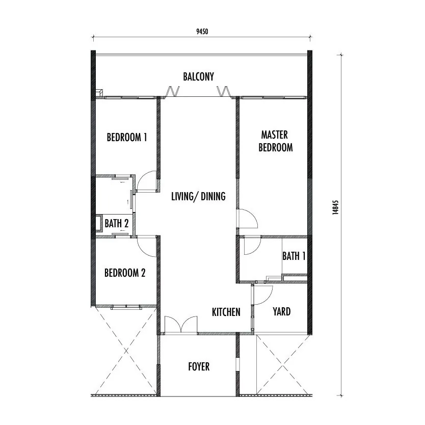 Codrington Residence — Type a1 plan