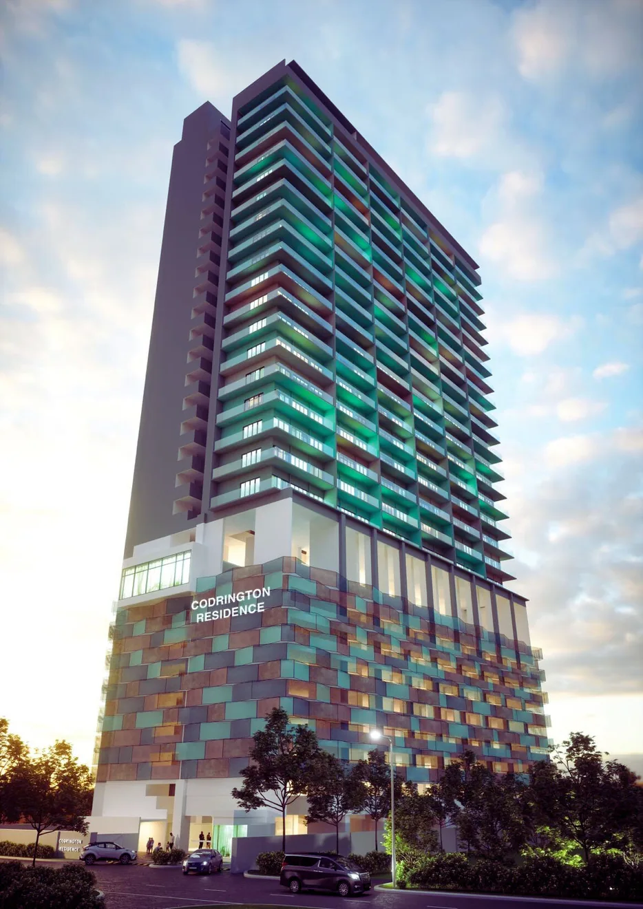 Codrington Residence 塔楼艺术家印象