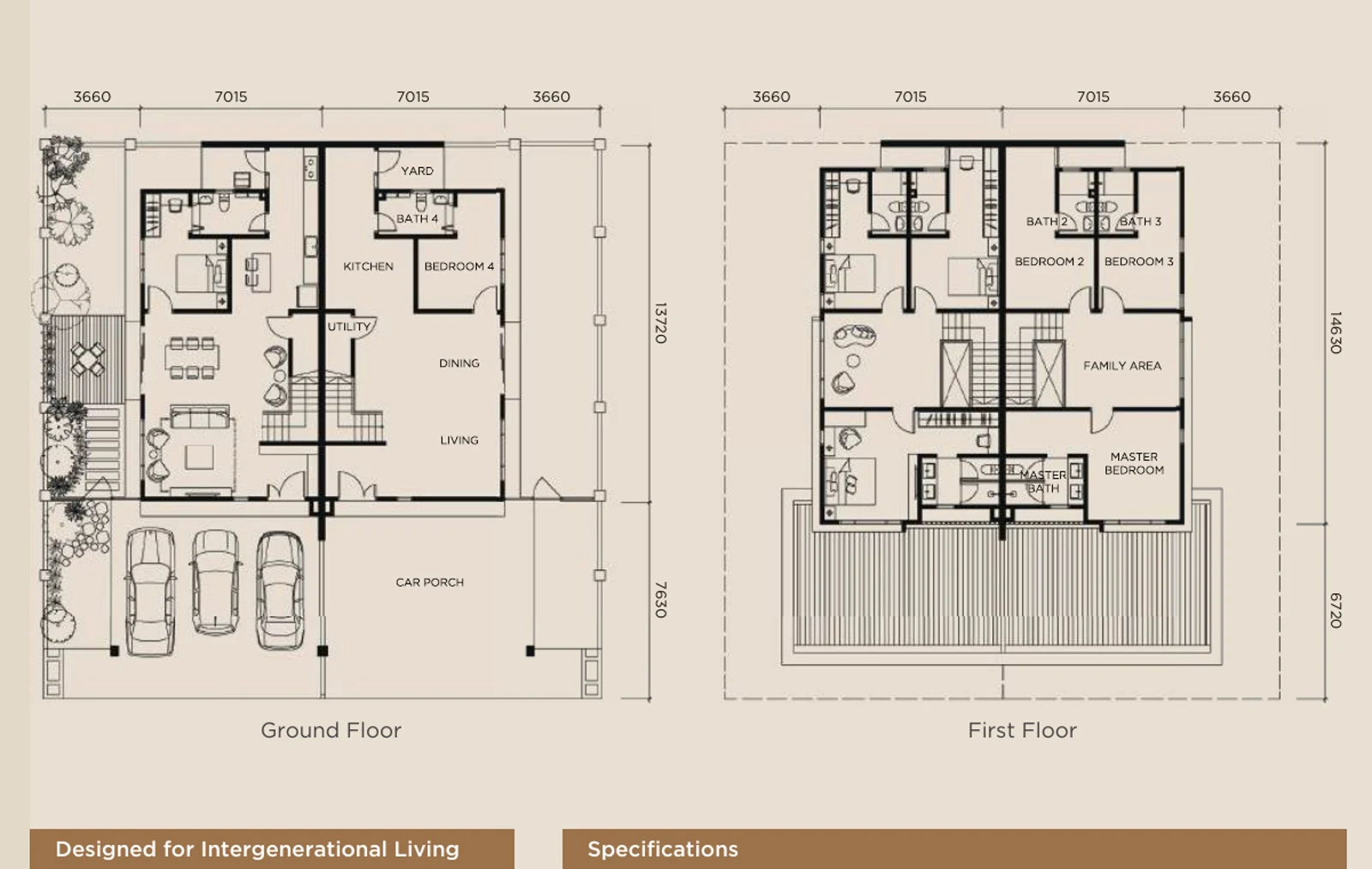 Paramount Embun Hills — Cluster floorplan detail
