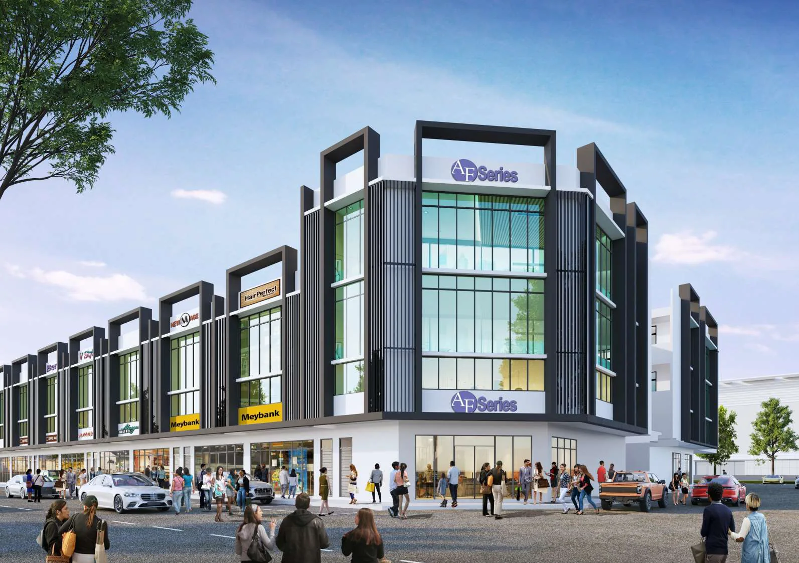 Official Hi World City Three-storey corner format