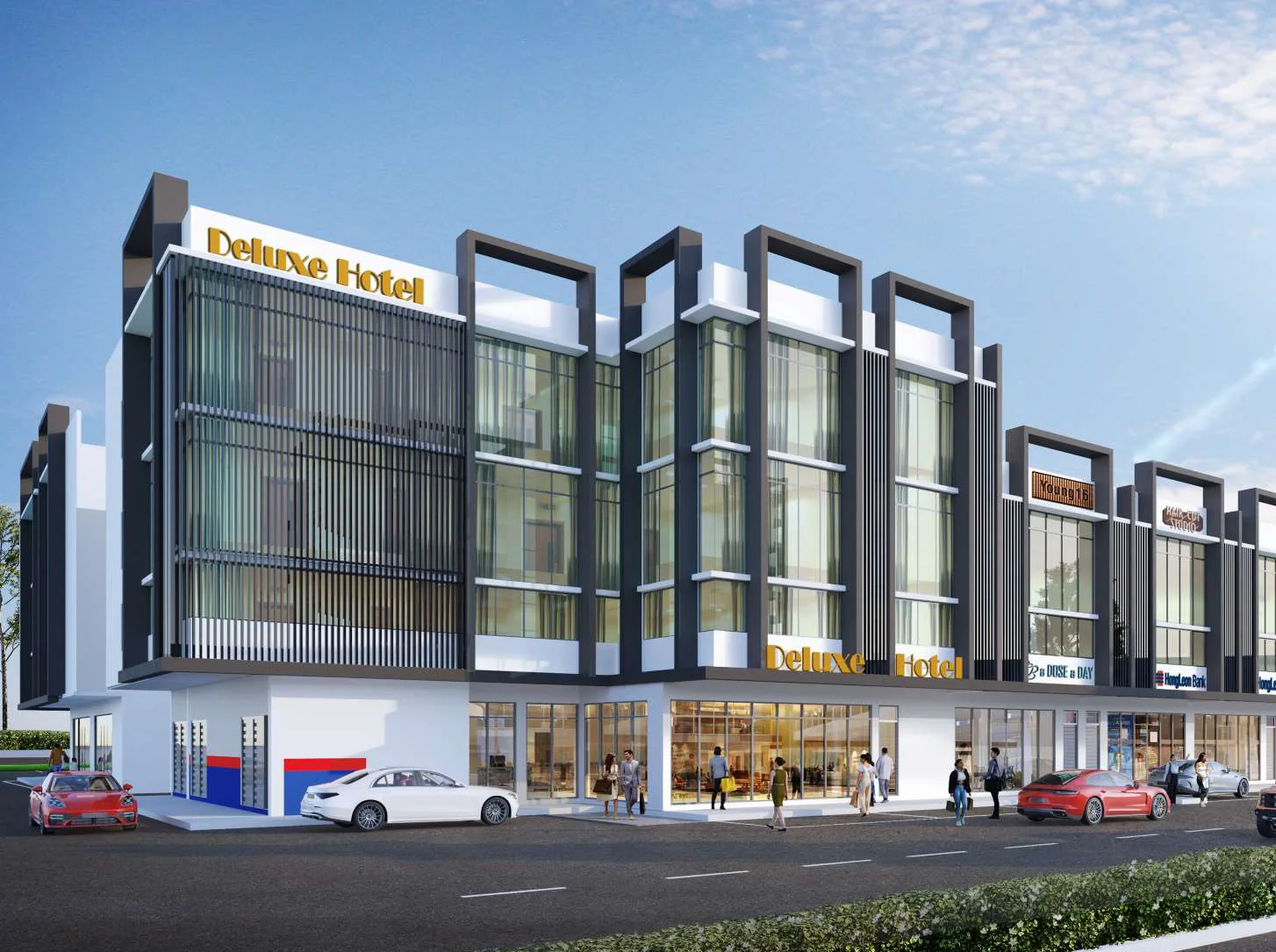 Official Hi World City Corner shop-office visual