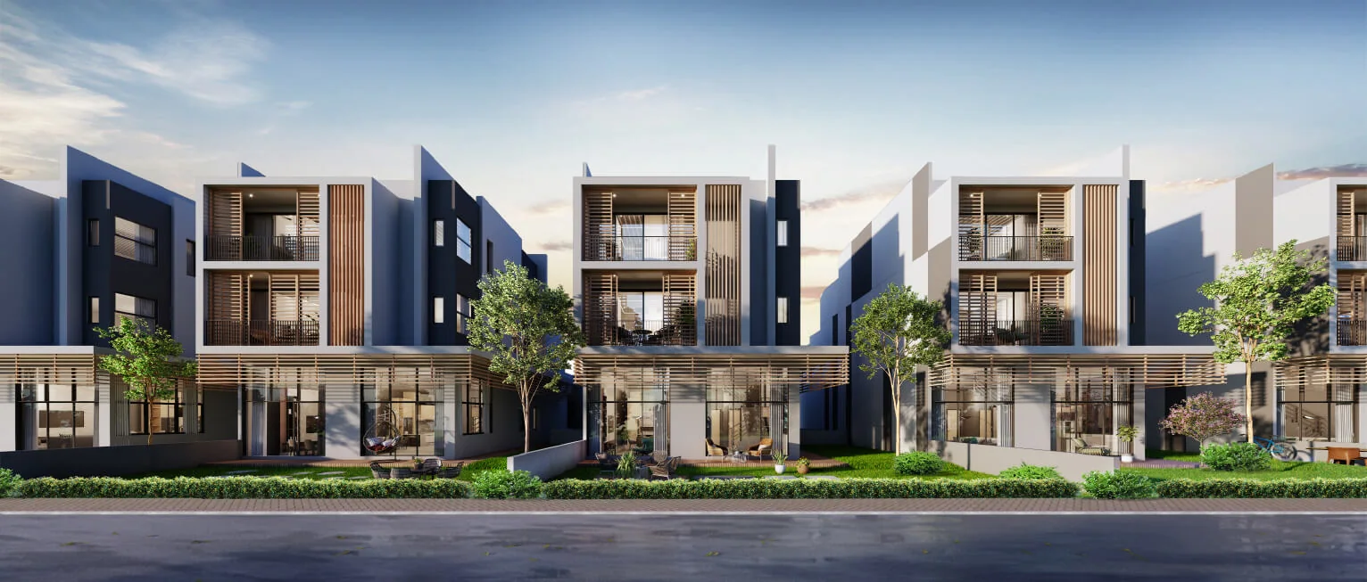 Jesselton Courtyard 庭院住宅艺术家效果图