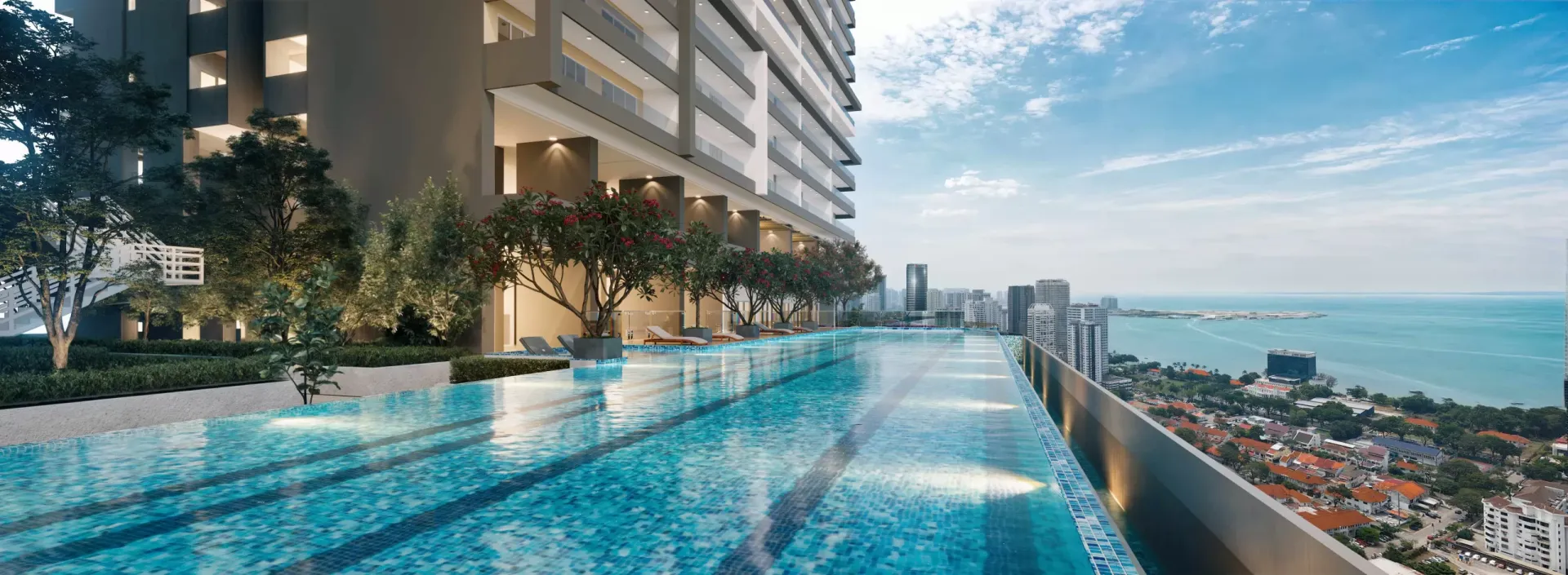 Lumina Residence 泳池艺术家印象图的第二张图