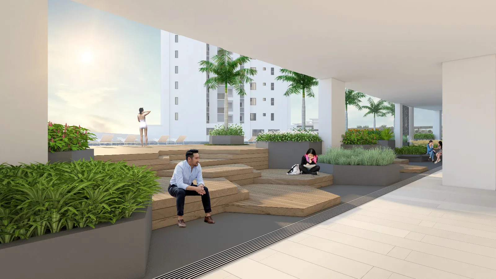 Montview Residence讲台花园艺术家印象