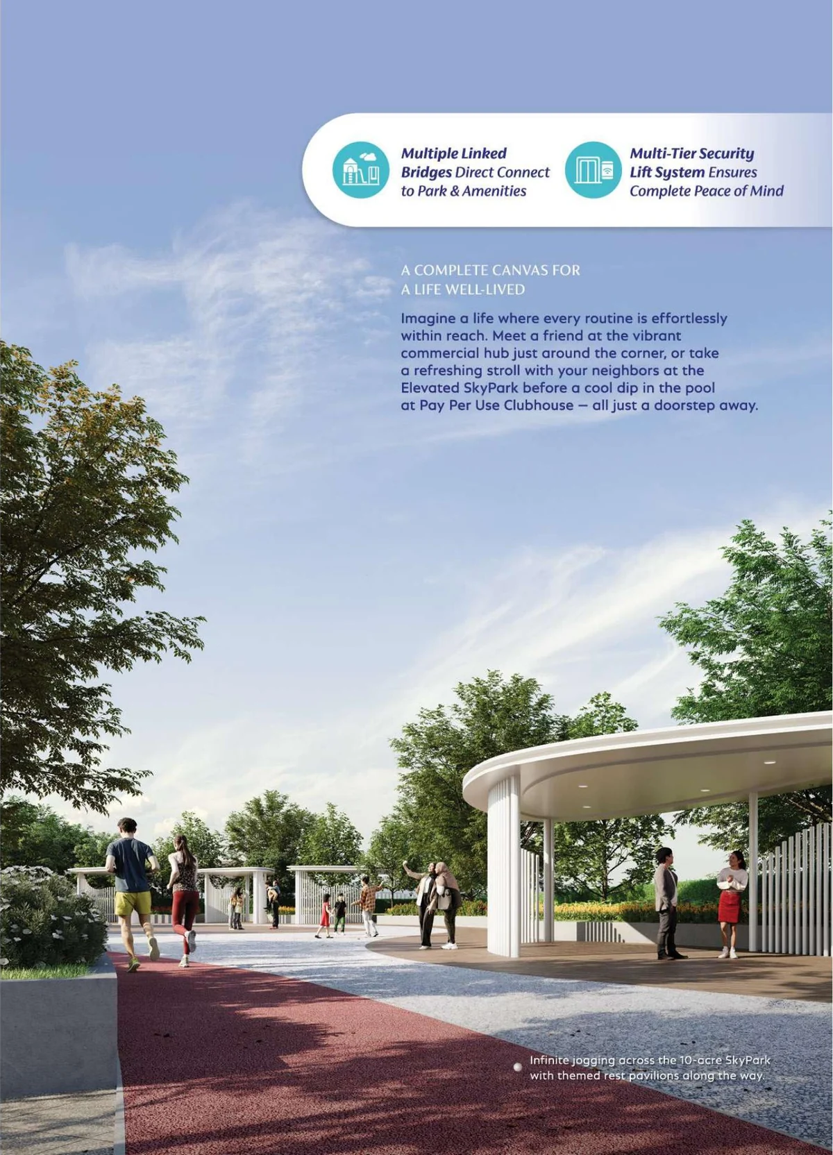 SkyWorld Pearlmont SkyPark pavilion and landscape impression
