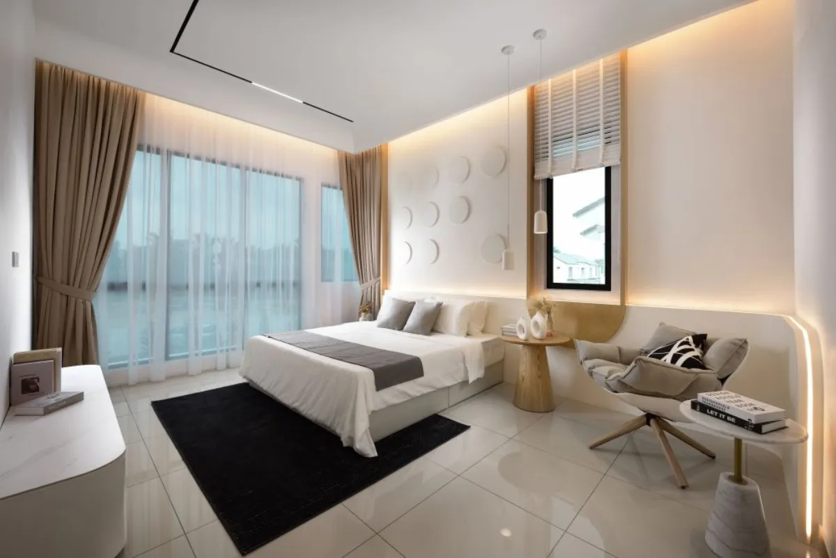 Residensi Merbok 样板房卧室