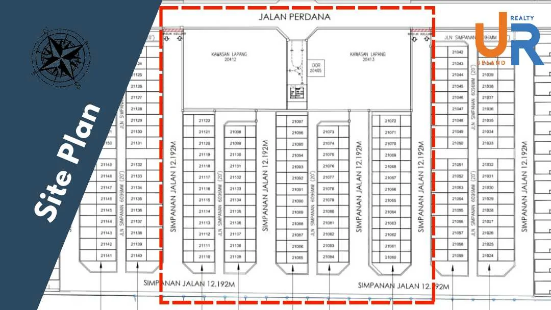 Official Taman Perdana Putera Phase 1 site plan