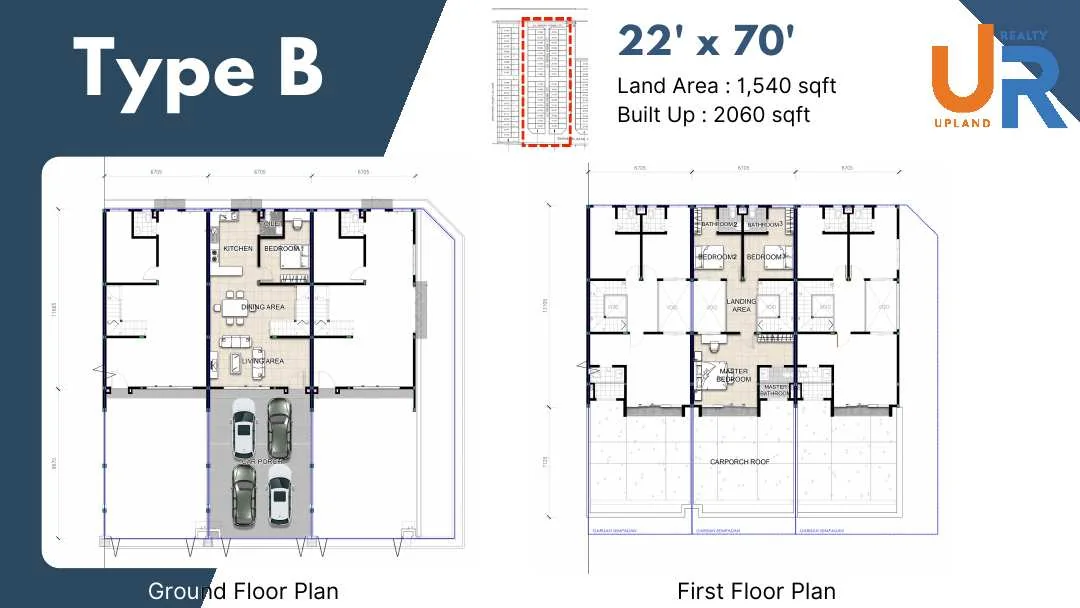 Official Taman Perdana Putera Phase 2 · Type B floor plan