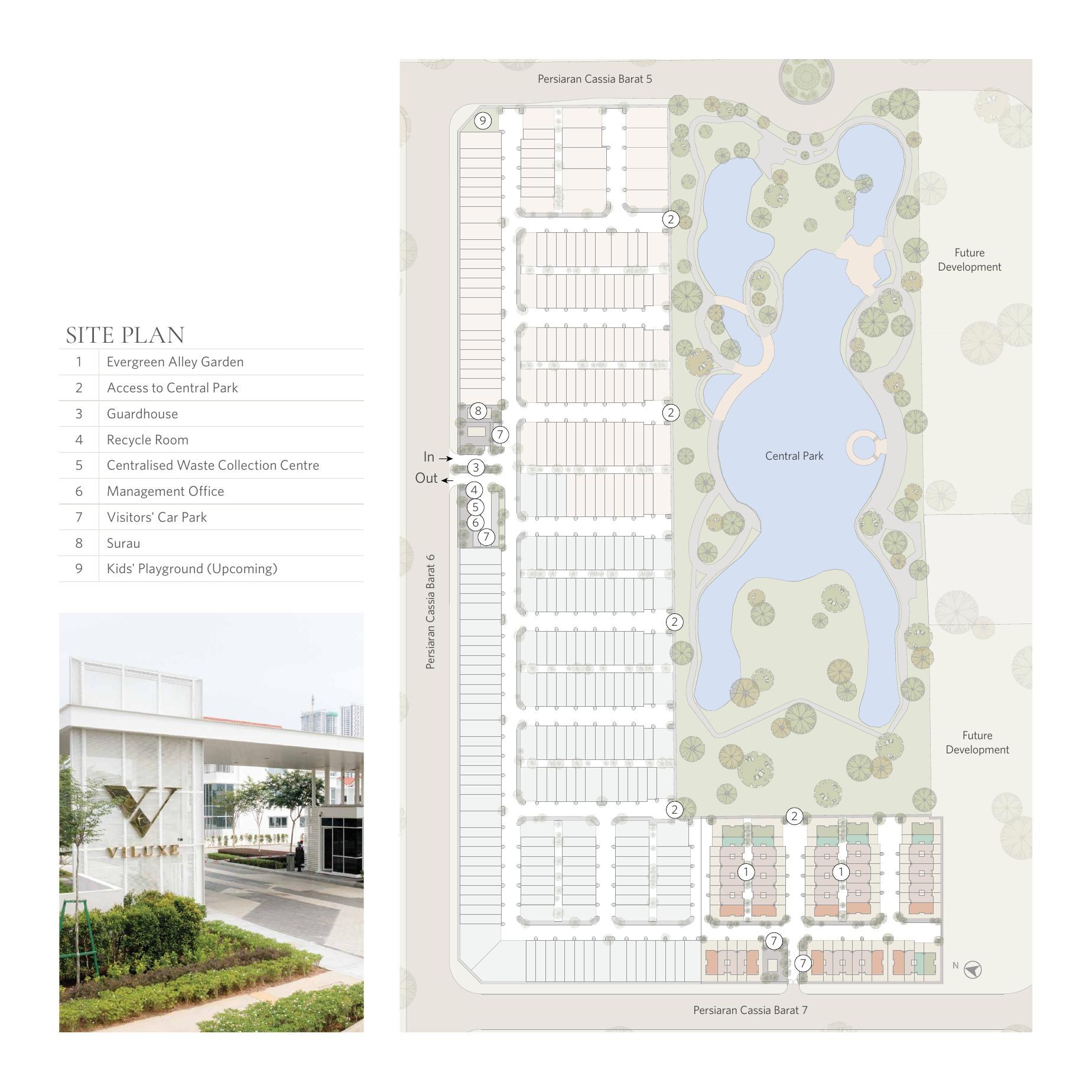 Viluxe Courtyard 官方场地规划
