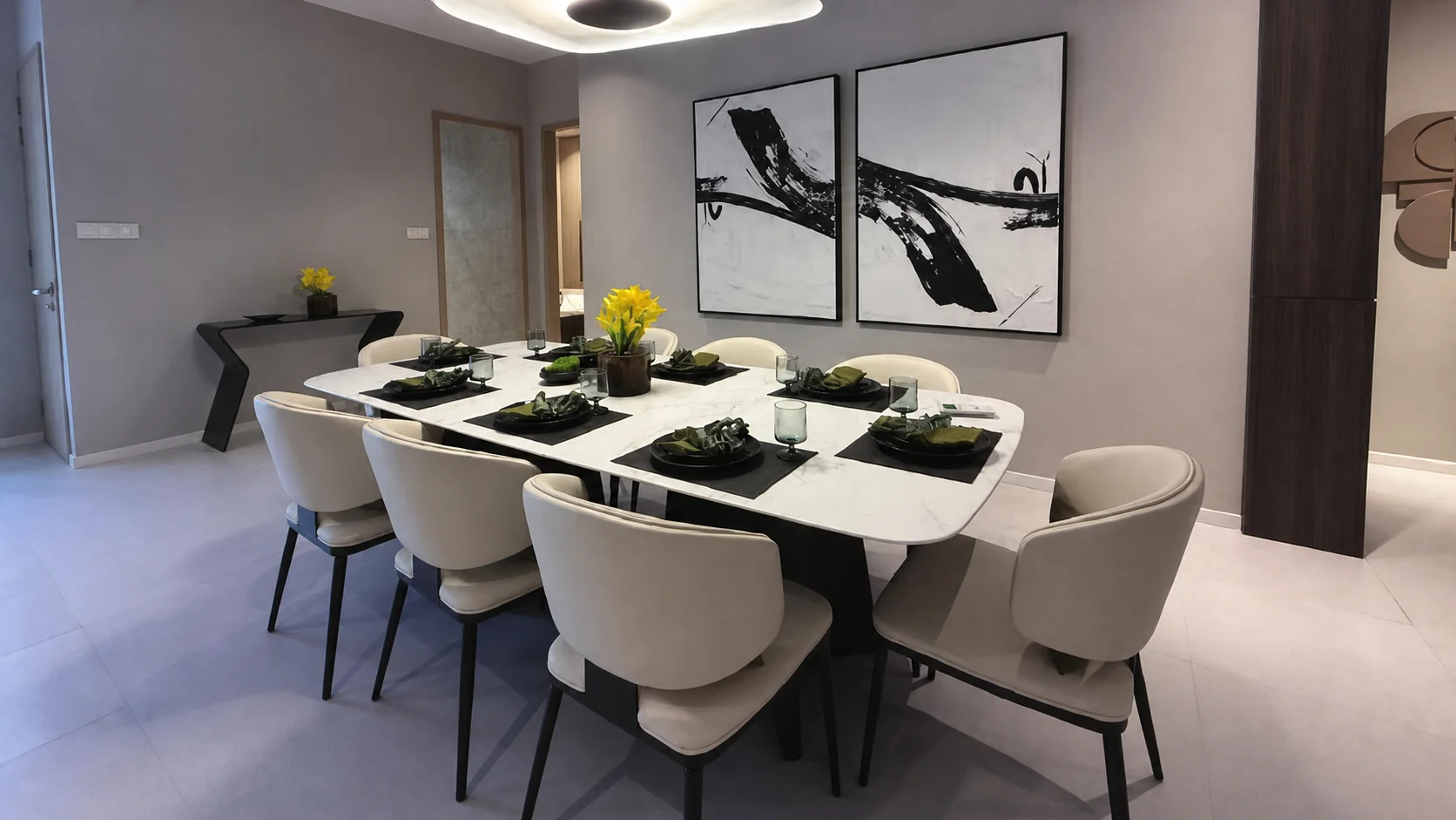 WaterStone 样板间餐厅营销图