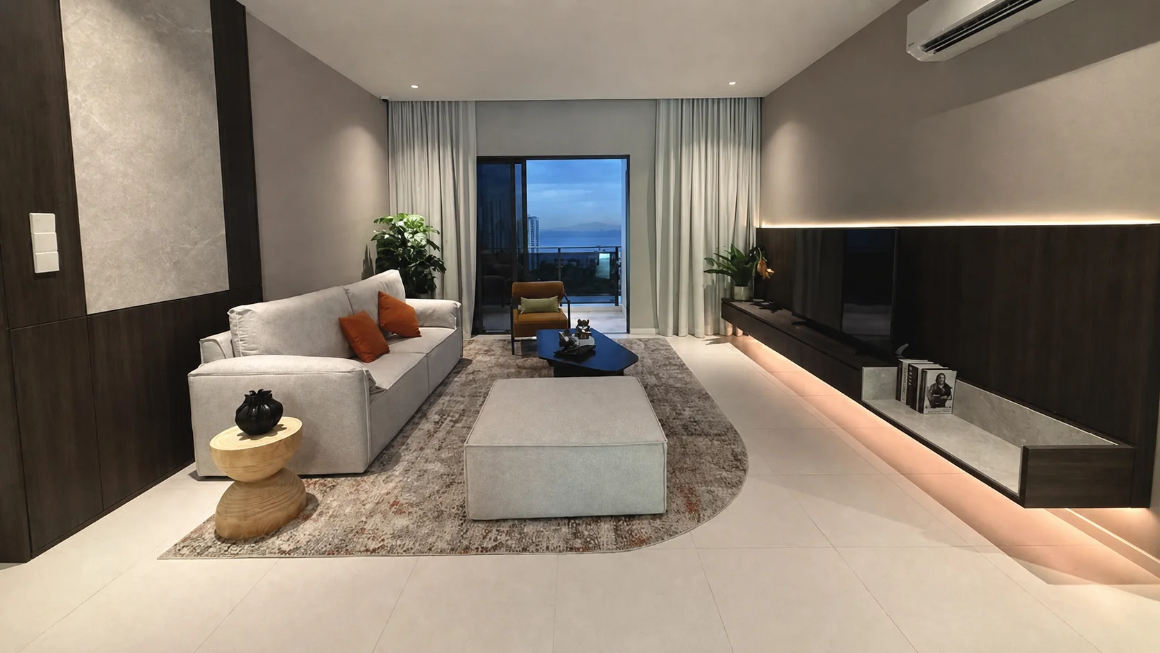 WaterStone 样板房客厅营销图