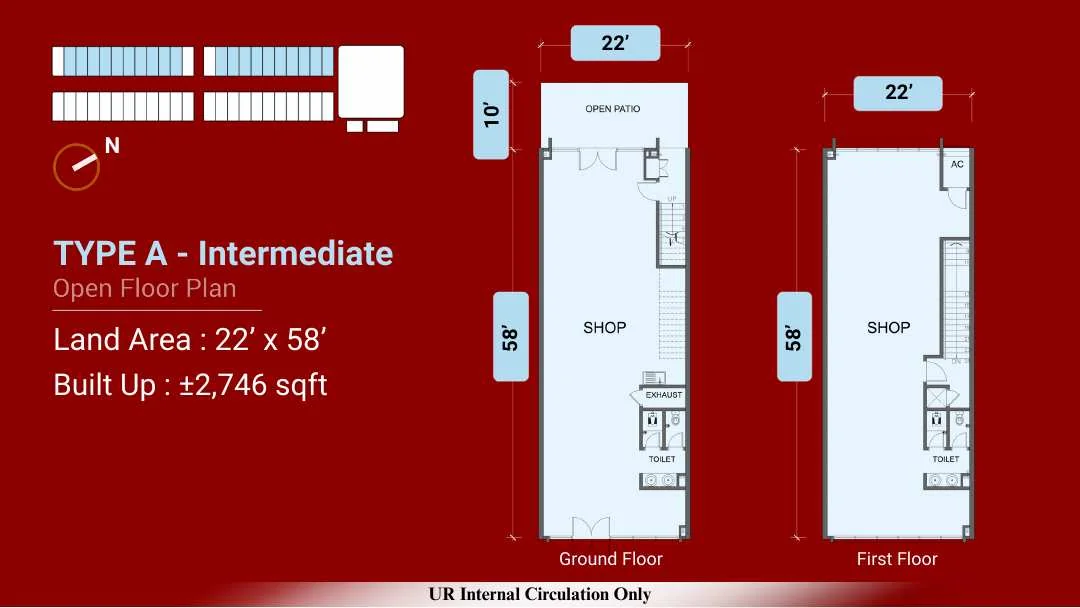 Official Wisdom Boulevard Type A floor plan