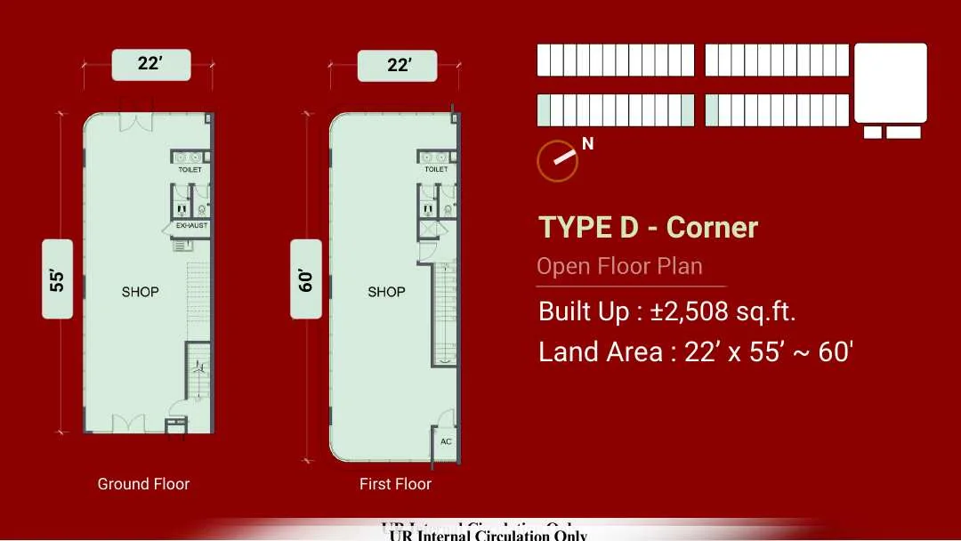 Official Wisdom Boulevard Type D floor plan
